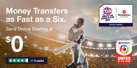 Online Money Transfers as Fast as a Six from $0 Fees*